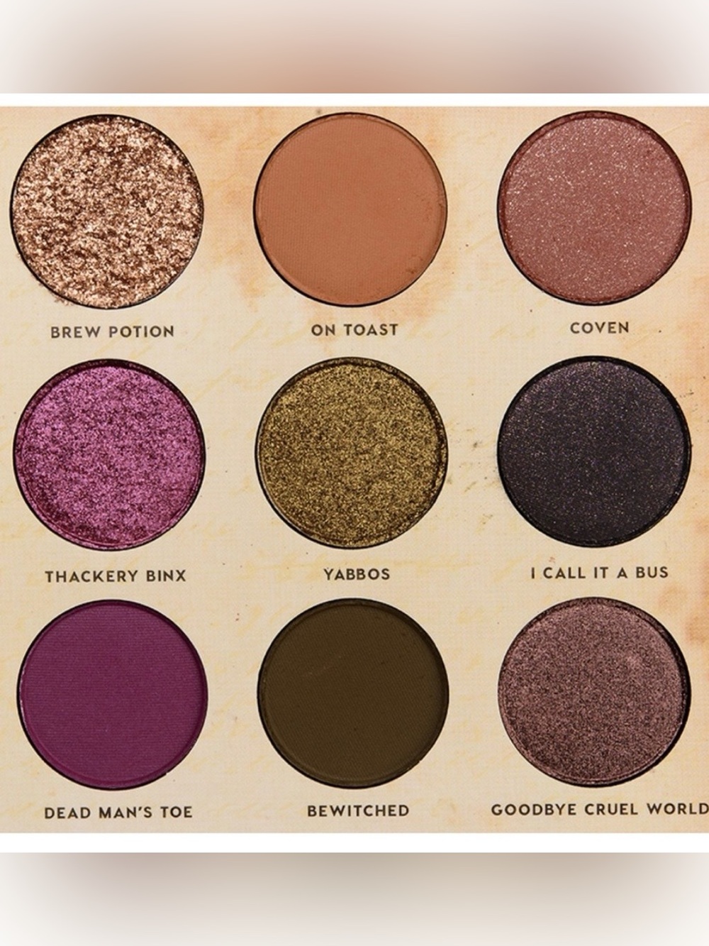 ColourPop x Hocus Pocus Gather Round Sisters Eyeshadow Palette - Picture 5 of 9